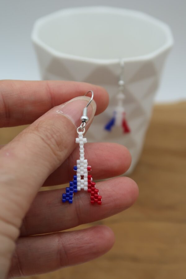 Boucles d'Oreilles Tour Eiffel JO 2024